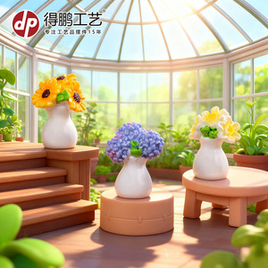 ดีพี มิเนียเจอร์การ์ตูนแอปเปิ้ลพัพพีเครื่องประดับเรซิ่นตกแต่งรถตั้งโต๊ะ - Product Image 3