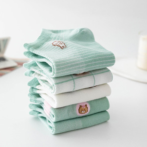 Women's Ankle Socks Breathable Mesh Cartoon Design Summer Casual Cotton Blend Socks - Product Image 2