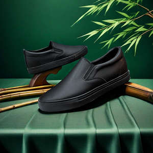 Factory Wholesale <b>Slip</b>-<b>On</b> shoes - PU Upper Casual Walking Shoes for <b>Men</b> <b>Sneakers</b> Daily Wear Walking Style shoes - Product Image 2