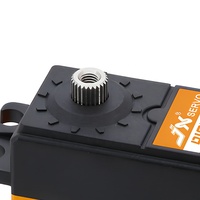Servomoteur numérique JX 45KG à engrenages métalliques et plastiques, haute tension 6.0-8.4V, pour voitures RC, robots, drones industriels, pièces d'avions/bateaux RC