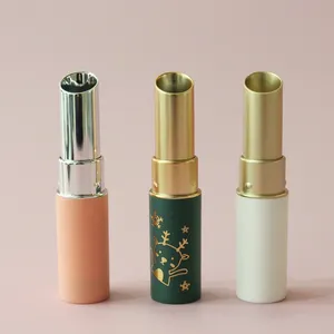 Yeni yayın dudak balsamı tüpler dudak balsamı daire tüp kozmetik ambalaj için özel balsam kabı dudak