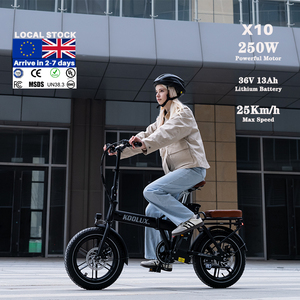 จักรยานไฟฟ้าพับได้ KOOLUX X10 Mini Ebike EU สำหรับผู้ใหญ่ มอเตอร์ 250W ความเร็วสูงสุด 15.6 ไมล์ต่อชั่วโมง จักรยานไฟฟ้าขนาด 16 นิ้วสำหรับผู้ใหญ่ - Product Image 2
