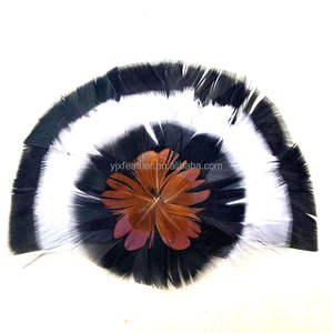 Accessoires de chapeau de mode féminine sur mesure avec plumes turquoise, plumes faites à la main pour hommes de 7 à 15 cm pour la décoration de chapeaux - Product Image 3