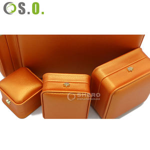 PU Leather Orange Bottle Green Surprise Ring Box <b>Earring</b> <b>Boxes</b> and Packaging Customized Logo Service Elegant Wedding Gifts - Product Image 6