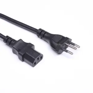 Concurrerende Prijs Uc Verlengsnoer In Brazilië Iec C5 C6 C13 Connector Plug Kabel Wit Zwitserse Socket Brazilië