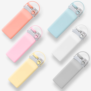 Bouteille d'eau pliable en silicone pour le sport, bouteille d'eau en silicone pour les enfants à l'école - Product Image 5