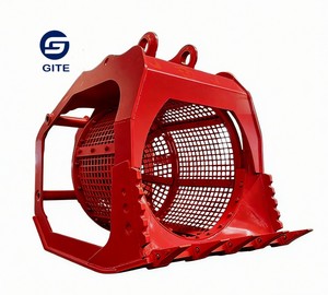 Bétonnière GITE, <span class=keywords><strong>godet</strong></span> à grille, <span class=keywords><strong>godet</strong></span> à tamis rotatif pour béton - Product Image 1