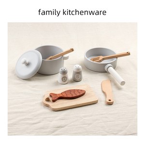 Set di Stoviglie Simulate Montessori Giochi Cognitivi di Cucina <span class=keywords><strong>Gioco</strong></span> di Ruolo Educativo Mini Cucina Giocattolo per Bambini Maschi e Femmine - Product Image 4