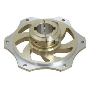 CNC Professional Production Customized Go Kart Sprocket Hub. 1.25 Inch Bore For Split Aluminum Sprockets.Silver