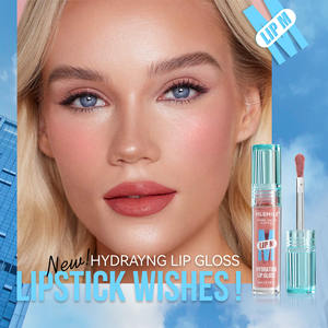 Professioneller Flüssiger Lippenstift mit Feinem Glitzer, Wasserfest Nicht Klebend Transferfest Langanhaltend Hochpigmentiertes Lippen-Make-up - Product Image 2