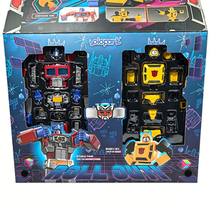YOLOPARK <span class=keywords><strong>Transformers</strong></span> G1 <span class=keywords><strong>Optimus</strong></span> <span class=keywords><strong>Prime</strong></span> & Bumblebee Set, figurine de collection de 16 cm, modèle en métal, jouet pour les fans et les enfants - Product Image 2