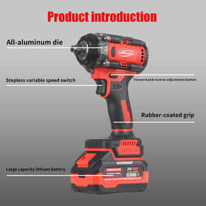 Khuyến mãi thanh lý LDW02 B2B: Máy vặn bu lông không dây 20V, công nghiệp, cấp độ DIY, không chổi than, kèm phụ kiện miễn phí - Product Image 6