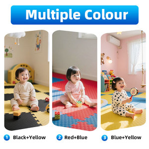 Tapis de jeu emboîtable pour bébé en EVA de 2 cm, couleurs personnalisables, matériau écologique, inodore - Product Image 3
