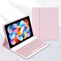 Casing dengan Keyboard untuk Xiaomi Redmi Pad SE 4G 8.7 Inch Stand Keyboard Case Tata Letak Keyboard Bahasa Inggris AS Dapat Diisi Ulang