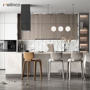 Set di Mobili da <span class=keywords><strong>Cucina</strong></span> Modulari Moderni di Alta Qualità, Materiali Ecologici Ignifughi, <span class=keywords><strong>Cucina</strong></span> Completa Personalizzabile per Villa - Product Image 4