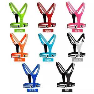 Chaleco de Seguridad Reflectante LED con Cinturón Elástico, Chaqueta para Correr y Trabajo al Aire Libre, Ropa de Seguridad Reflectante Recargable - Product Image 6