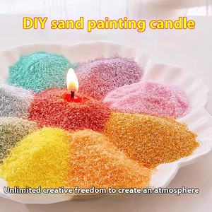 Bougie en cire de soja parfumée perlée blanche <span class=keywords><strong>NICEME</strong></span> perles naturelles rechargeables pour le bricolage pour Halloween Noël et mariage - Product Image 5