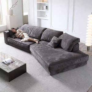 Sofá de Salón <span class=keywords><strong>Budapest</strong></span>, Esquina Irregular, Plano Grande, Diseño Italiano, Acabado Mate, Sofá Villa - Product Image 3