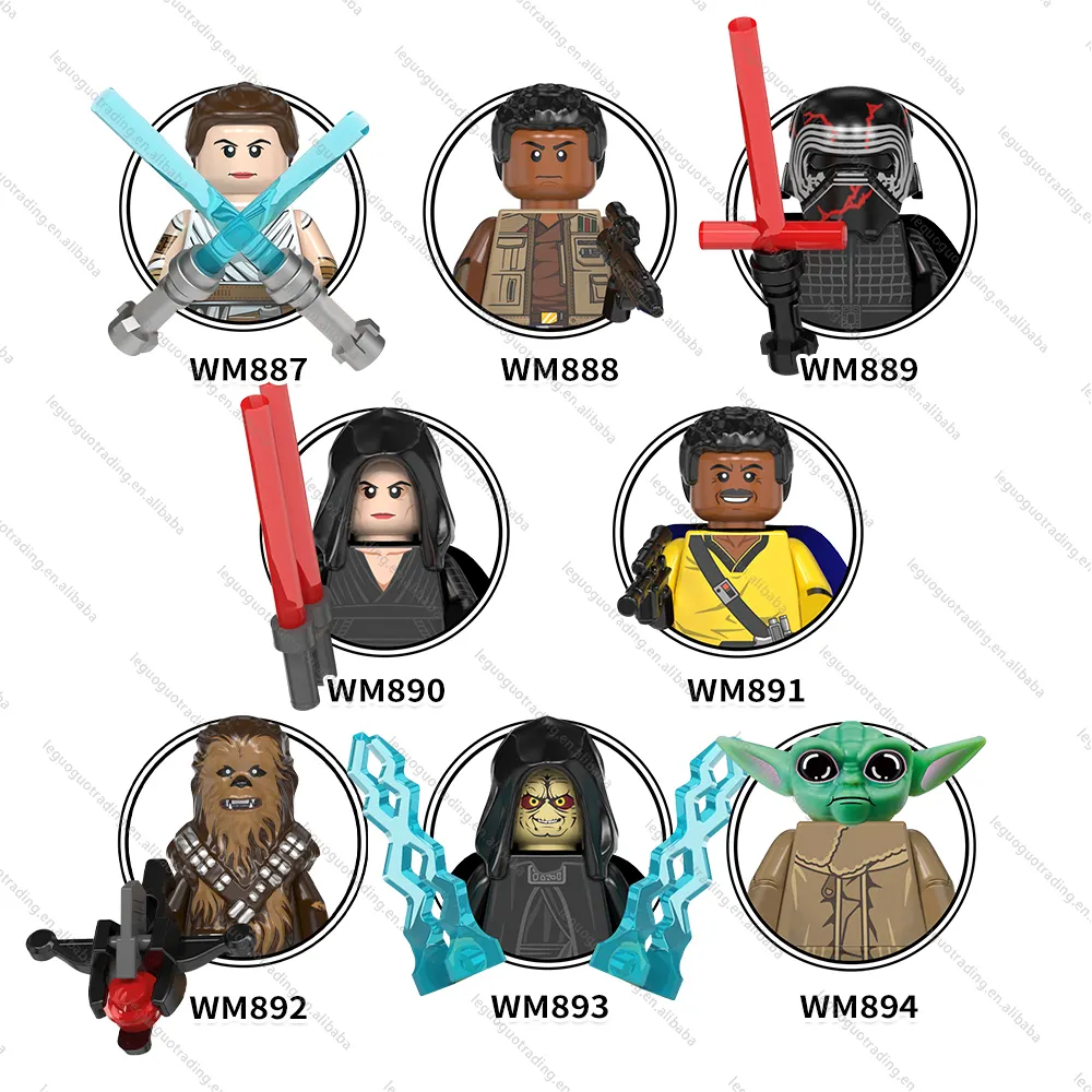 Leguoguo Ruimte Oorlog Ray Yoda Chewbacca Palpatine Lando Kylo Ren Mini Speelgoed Bouwstenen Juguetes Speelgoed Voor Kinderen Speelgoed Wm6081