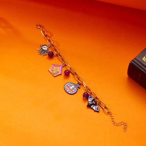 2025 superventas colgante <span class=keywords><strong>de</strong></span> Halloween combinación pulsera fantasma calabaza murciélago araña diseño <span class=keywords><strong>Web</strong></span> moda mujer pulsera <span class=keywords><strong>de</strong></span> Halloween - Product Image 4