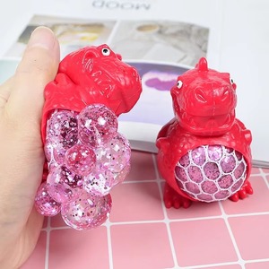 ของเล่นบีบลดความเครียดรูปไดโนเสาร์ลูกองุ่นนุ่มนิ่ม TPR รุ่นใหม่ ขายดี - Product Image 2
