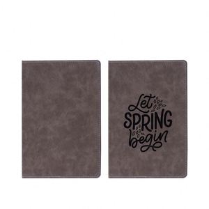 YZ NBK-<b>A6</b> A5 Portable Thermal Transfer Printing Leather Cover Paper Business College Student <b>Diary</b> Notepad for Promotional - Product Image 4
