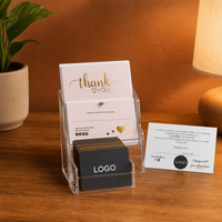Boîte d'emballage personnalisée en gros, carte de remerciement, ensemble de cartes de visite, logo personnalisé en feuille d'or, forme personnalisée, OEM