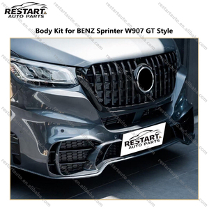 Kit Carrozzeria Completo Bolt-on per Mercedes Benz <span class=keywords><strong>Sprinter</strong></span> <span class=keywords><strong>2018</strong></span>+ Stile GT, Include Paraurti Anteriore e Posteriore, Griglia - Product Image 4