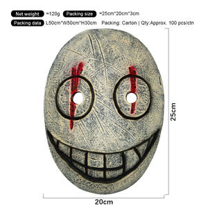 Máscara Facial Completa de Látex Glojoy, Diseño de Legión del Amanecer, Terrorífica y Espeluznante, para Halloween, Accesorio de Disfraz para Adultos - Product Image 3