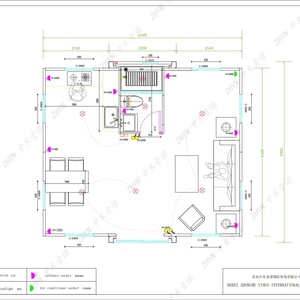 Không thấm nước 20/30/40ft mở rộng container nhà thiết kế hiện đại 2-5 phòng ngủ đúc sẵn di chuyển phòng khách ngoài trời sử dụng - Product Image 6