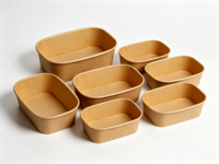 Gobelet/Bol en plastique octogonal jetable de qualité alimentaire pour fête, à emporter, pour boisson chaude, 500ml/700ml, support pour fruits/salades/collations avec paille