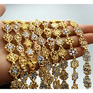 Charm jewelry wholesaler saudi gold jewelry bracelet for women