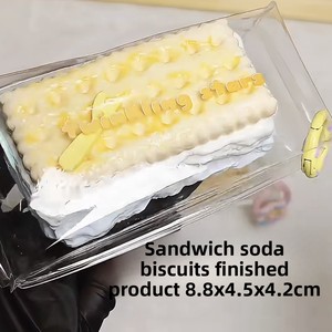 Juguete Antiestrés de Goma Transparente con Textura de Arcilla Ultrasuave, Tipo Galleta de <span class=keywords><strong>Soda</strong></span> Rellena, de Rebote Lento, Pegajoso, de TPR y PVC - Product Image 3