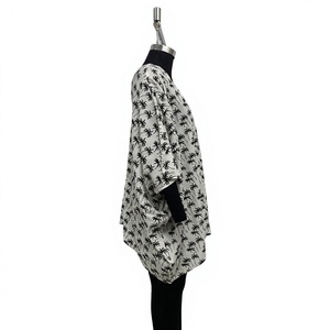 <b>Women's</b> Summer Palm Print V-Neck Loose Casual <b>Dress</b> Short Sleeve Beach <b>Tunic</b> - Product Image 3