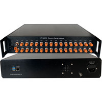 Multi-channel network port data acquisition units and dynamic signal analyzers are compatible with a wide range of sensors and