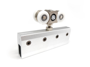 Sistema de Ruedas Colgantes para Puertas Correderas de Vidrio de Aleación de Aluminio OEM ODM, Herrajes para Sistemas de Puertas de Vidrio para Duchas - Product Image 1