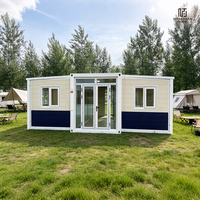 Maison conteneur pliable à construction rapide, cabane mobile portable pour le camping et les centres de villégiature en plein air