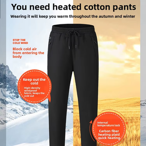 <span class=keywords><strong>Pantaloni</strong></span> riscaldanti 12 Zone termici a 12 Zone con motore USB <span class=keywords><strong>pantaloni</strong></span> riscaldanti elasticizzati in vita Casual temperatura regolabile per lavori all'aperto - Product Image 6
