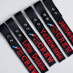 Embroidery Luggage <b>Tag</b>, Custom Embroidered Bag <b>Tag</b>, Personalized Travel ID Label for <b>Suitcases</b>, Backpacks - Product Image 6