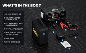 Démarreur de batterie lithium-ion 24000 mAh le plus vendu pour voiture, camion et <span class=keywords><strong>moto</strong></span> avec courant de crête de 6000 A - Product Image 6