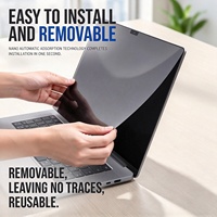 Filter Privasi Bingkai Cetak Sutra 2 Arah 22.5 °   Film Layar Anti Gores Anti UV untuk Laptop Macbook Air 13.6 inci A2681