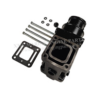Tubería de escape de hierro fundido XME 4354 para Mercruiser, elevador central de escape de 4 pulgadas para motores V6/V8, kits de escape para embarcaciones marinas, proveedores