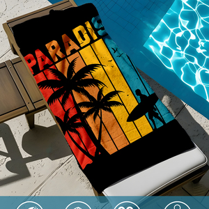 Mô Hình Tùy Chỉnh Sợi Nhỏ Bãi Biển Khăn Nhanh Chóng Làm Khô Thấm Thân Thiện Với Môi Thoáng Khí Cho Mùa Hè In Kỹ Thuật Số - Product Image 5