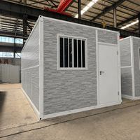 Maison préfabriquée polyvalente en conteneur, cabine modulaire personnalisable pour bureau de chantier et hébergement temporaire au Moyen-Orient