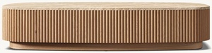 Mesa de Centro de Madera Sólida de Estilo Americano, de Alta Gama y Diseño Simple, con Superficie de Mármol Natural - Product Image 2