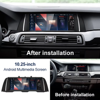 Autoradio Qualcomm Android 8 cœurs pour lecteur DVD, écran IPS 12,3'', navigation GPS, CarPlay pour BMW X3 F25 X4 F26, MP3 auto