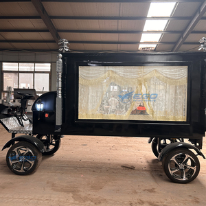 Black Horse Hearse for Sale Christian Funeral Horse <b>Buggy</b> Electric Horse Carriage Towing Hearse Highend Elegant Horseless Hearse - Product Image 4