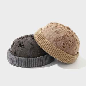 Autumn Winter Fashion Trendy Retro Distressed Docker <b>Hat</b> <b>for</b> Men Women Personalized Street Style Baseball Cap - Product Image 3