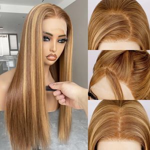 26 Inch Lace Front Synthetic <b>Wig</b> Long Straight Glueless 1B Black Pre Plucked Ready to Wear <b>Wig</b> for Beginners - Product Image 2