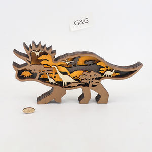 Vente en gros Décoration intérieure créative en <span class=keywords><strong>bois</strong></span> Souvenir unique en <span class=keywords><strong>bois</strong></span> personnalisé <span class=keywords><strong>avec</strong></span> ornements multicouches - Product Image 4